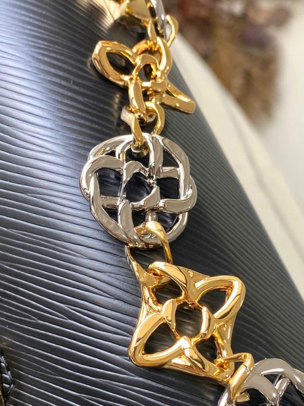 Túi Xách Louis Vuitton Siêu Cấp LV Twist Màu Đen Dây Đeo Chéo 23x17cm (2)