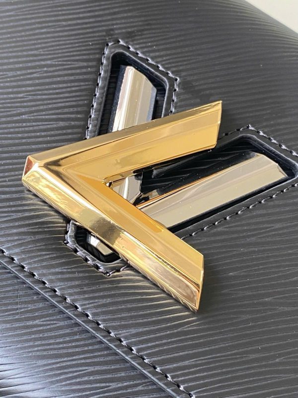 Túi Xách Louis Vuitton Siêu Cấp LV Twist Màu Đen Dây Đeo Chéo 23x17cm (2)