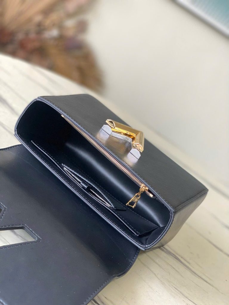Túi Xách Louis Vuitton Siêu Cấp LV Twist Màu Đen Dây Đeo Chéo 23x17cm (2)