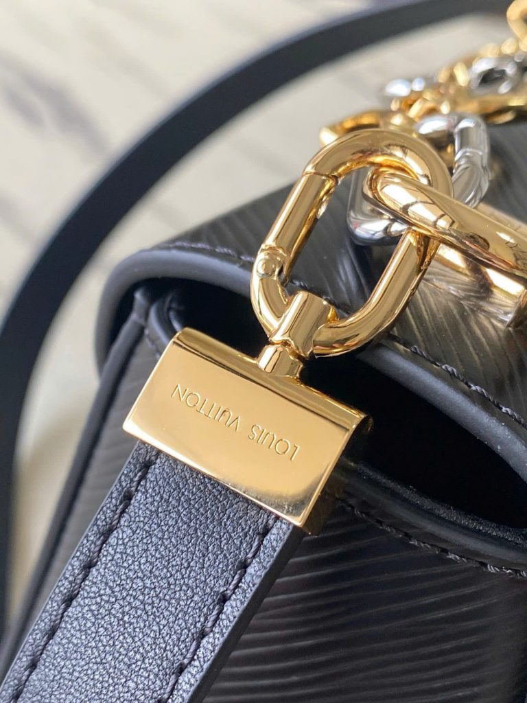 Túi Xách Louis Vuitton Siêu Cấp LV Twist Màu Đen Dây Đeo Chéo 23x17cm (2)