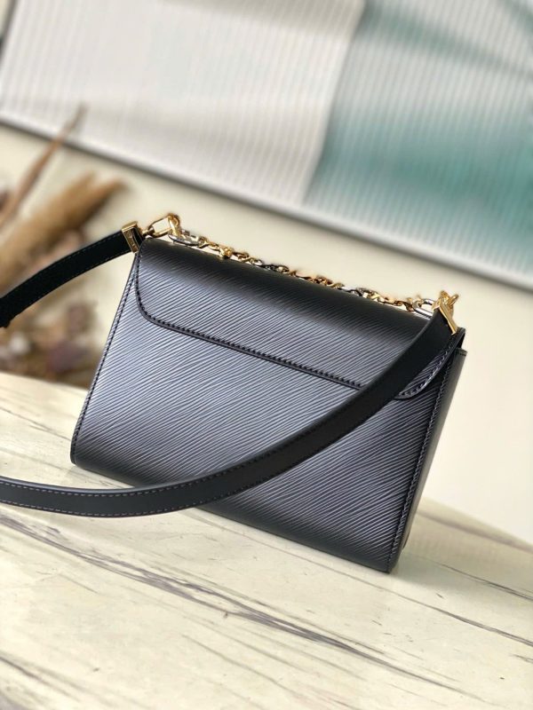 Túi Xách Louis Vuitton Siêu Cấp LV Twist Màu Đen Dây Đeo Chéo 23x17cm (2)