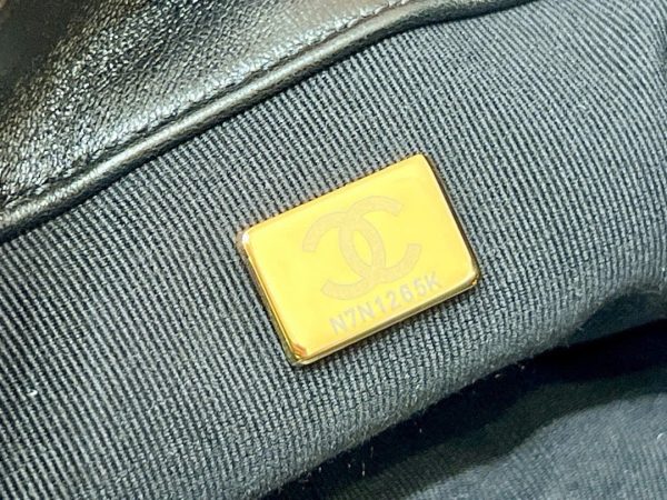 Túi Xách Nữ Chanel Flap 24K Siêu Cấp Màu Đen Khoá Vàng 21mm (2)