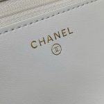 Túi Xách Nữ Chanel Woc Siêu Cấp Màu Trắng Khoá Vàng 19cm (2)