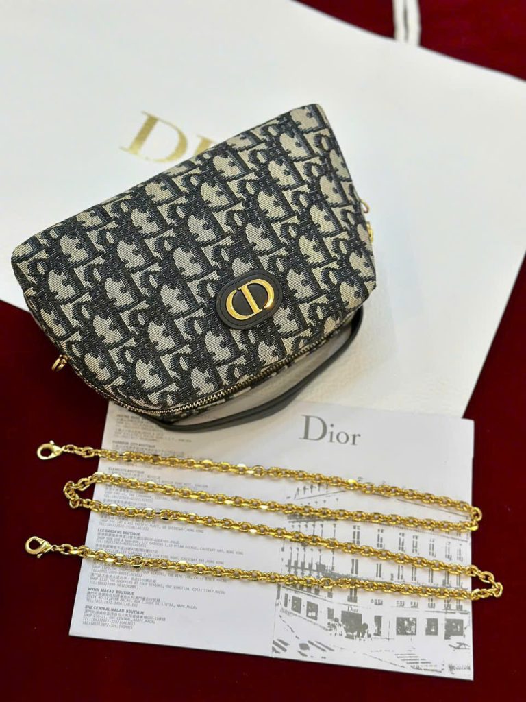 Túi Xách Nữ Dior D-Cosy Mini Siêu Cấp Hoạ Tiết Monogram 21×12,5x8cm (2)