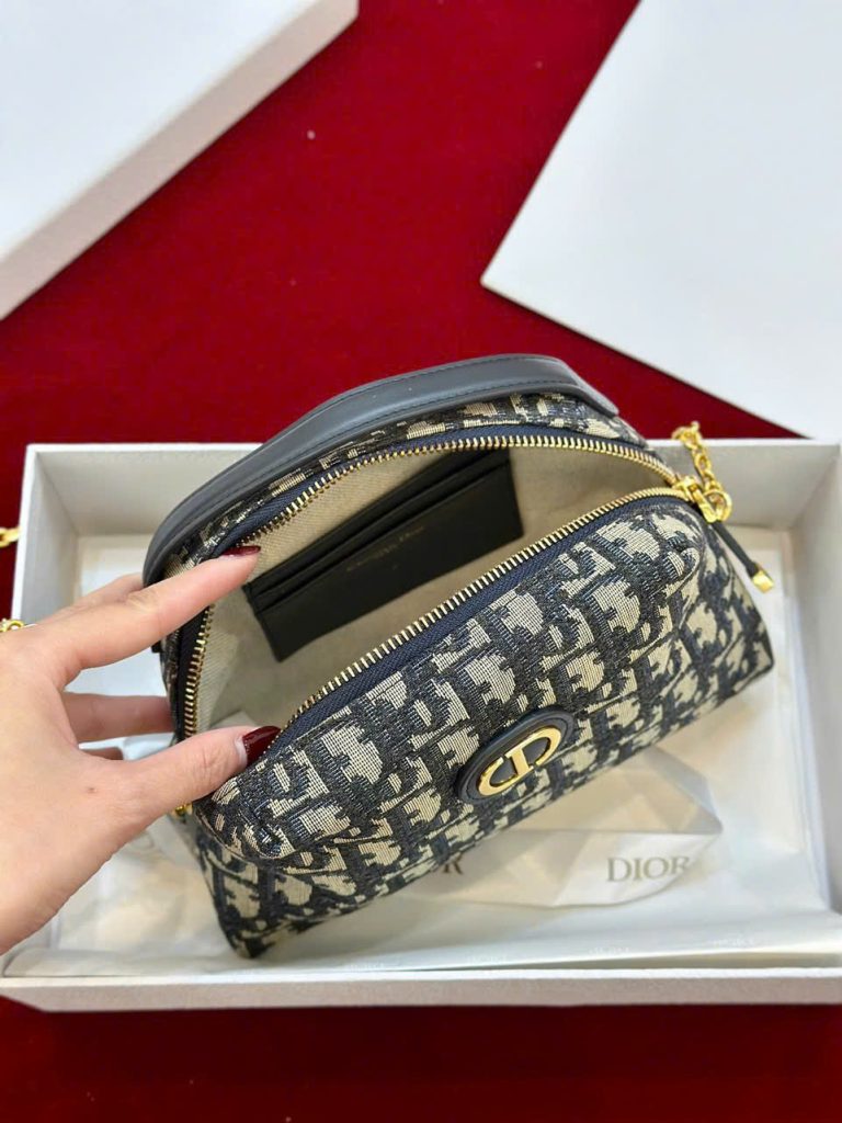 Túi Xách Nữ Dior D-Cosy Mini Siêu Cấp Hoạ Tiết Monogram 21×12,5x8cm (2)