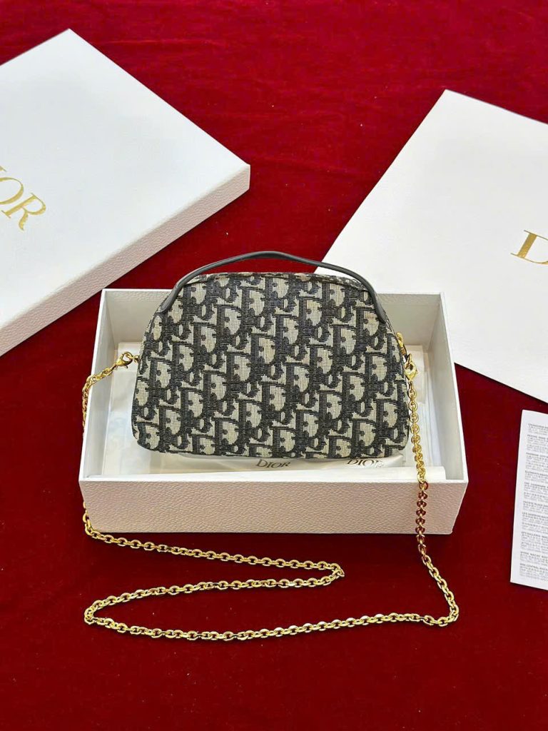 Túi Xách Nữ Dior D-Cosy Mini Siêu Cấp Hoạ Tiết Monogram 21×12,5x8cm (2)