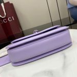 Túi Xách Nữ Hàng Hiệu Gucci Bamboo Diva Chất Da Bóng Màu Tím 26 (2)