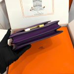 Túi Xách Nữ Hermes Constance Siêu Cấp Màu Tím Khoá Vàng 18cm (1)
