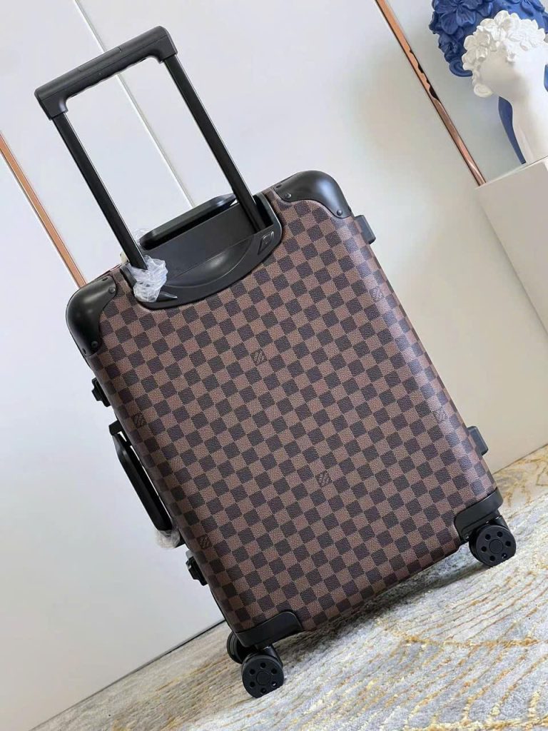 Vali Louis Vuitton Siêu Cấp Hoạ Tiết Caro Màu Nâu 20Inch (2)