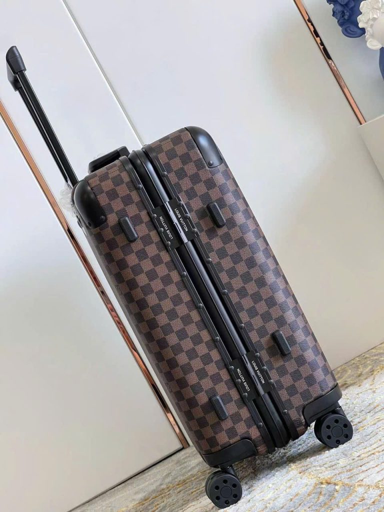 Vali Louis Vuitton Siêu Cấp Hoạ Tiết Caro Màu Nâu 20Inch (2)