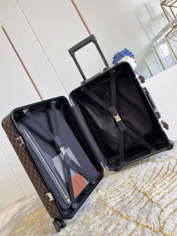Vali Louis Vuitton Siêu Cấp Hoạ Tiết Caro Màu Nâu 20Inch (2)