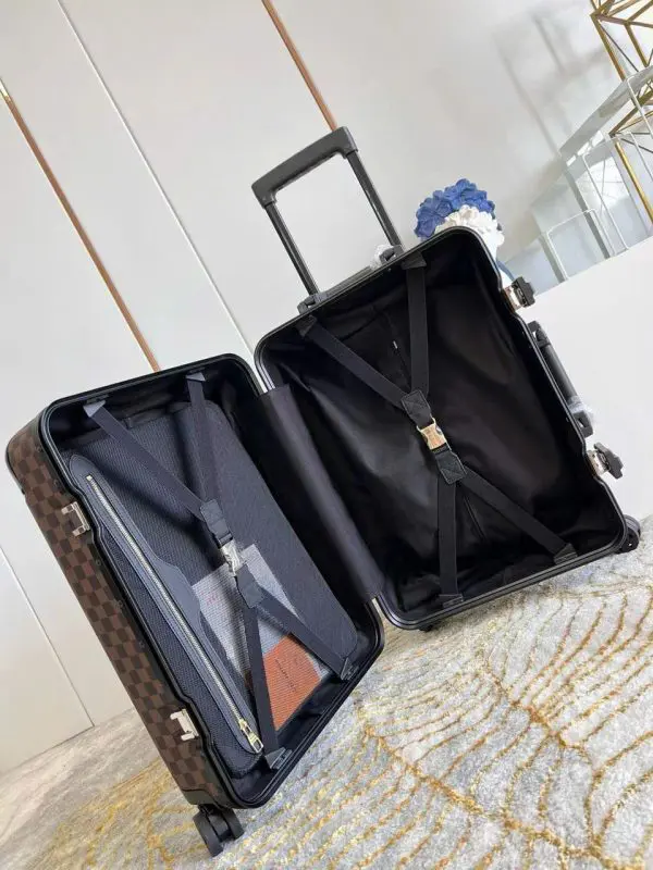 Vali Louis Vuitton Siêu Cấp Hoạ Tiết Caro Màu Nâu 20Inch (2)