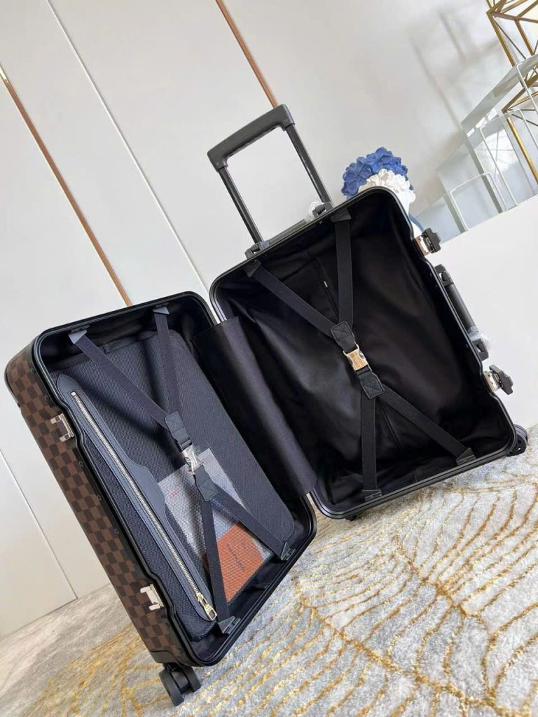 Vali Louis Vuitton Siêu Cấp Hoạ Tiết Caro Màu Nâu 20Inch (2)