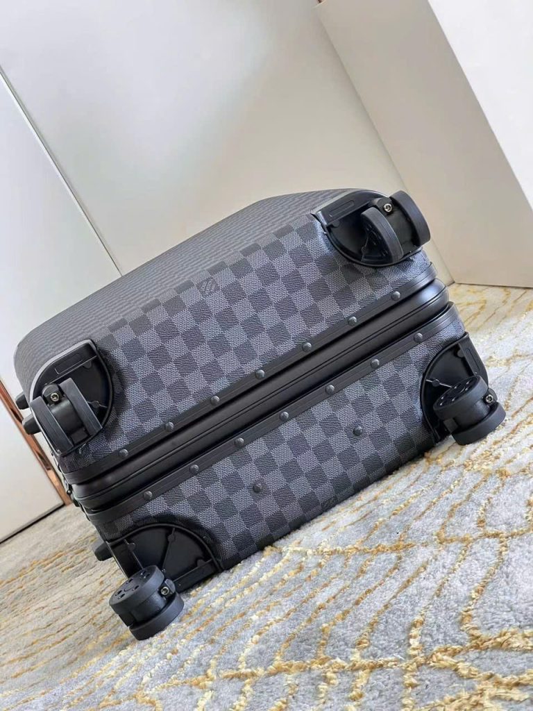 Vali Louis Vuitton Siêu Cấp Hoạ Tiết Caro Màu Tím Than 20Inch (2)