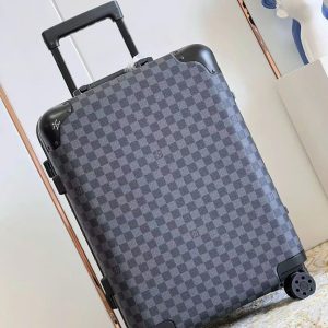 Vali Louis Vuitton Siêu Cấp Hoạ Tiết Caro Màu Tím Than 20Inch (2)