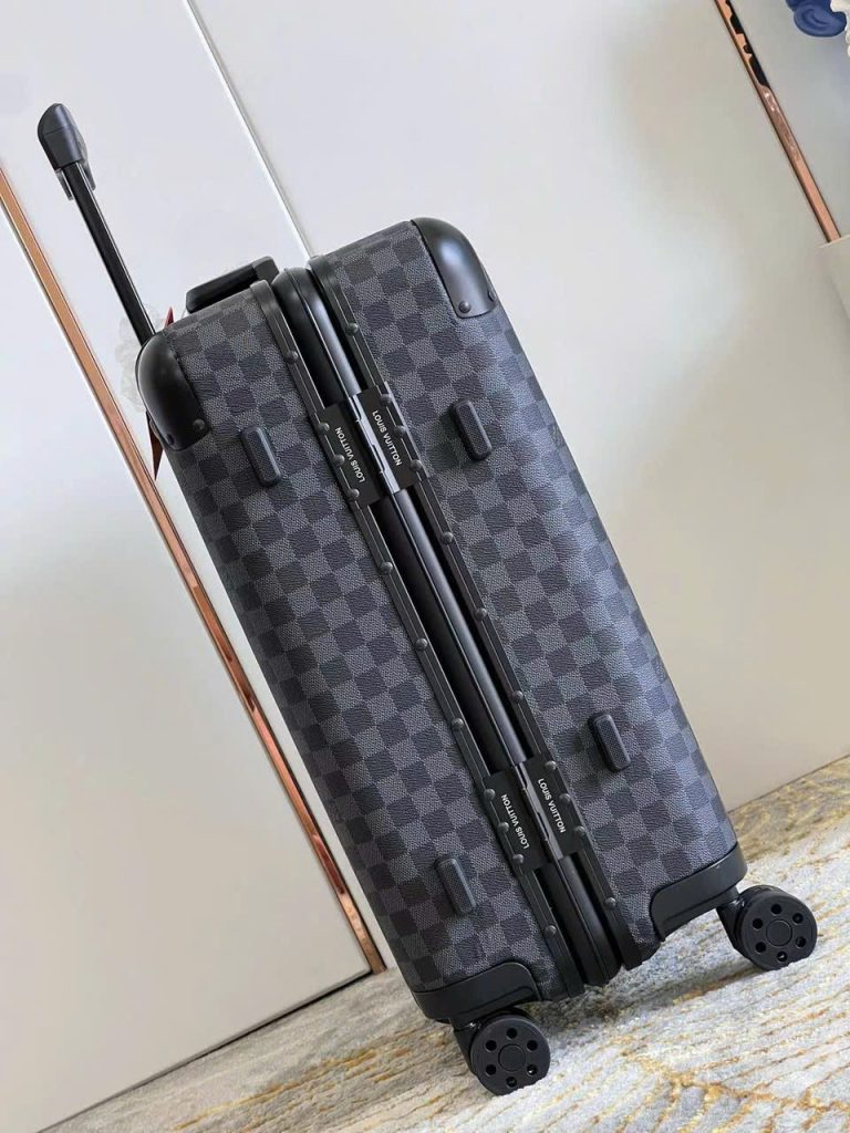 Vali Louis Vuitton Siêu Cấp Hoạ Tiết Caro Màu Tím Than 20Inch (2)
