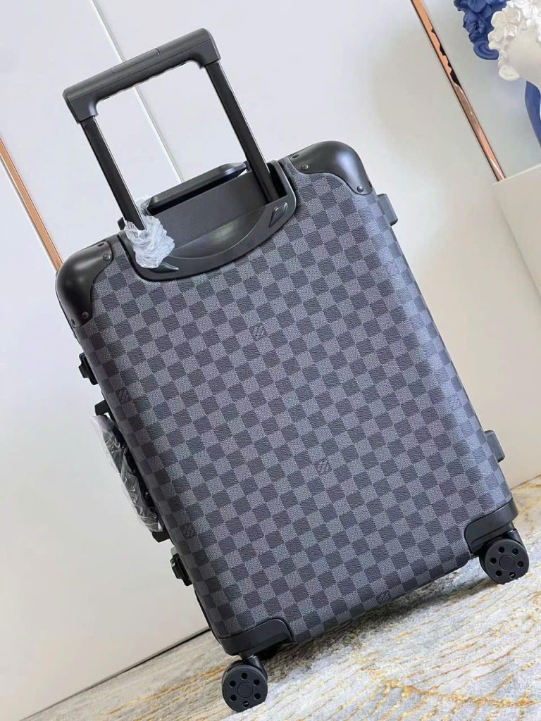Vali Louis Vuitton Siêu Cấp Hoạ Tiết Caro Màu Tím Than 20Inch (2)