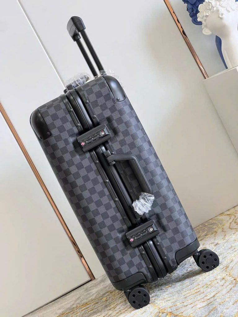 Vali Louis Vuitton Siêu Cấp Hoạ Tiết Caro Màu Tím Than 20Inch (2)