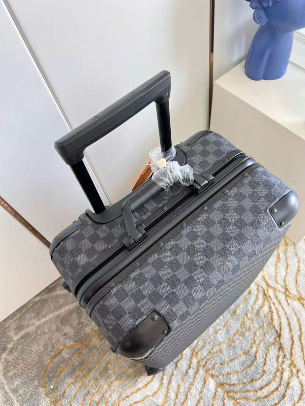 Vali Louis Vuitton Siêu Cấp Hoạ Tiết Caro Màu Tím Than 20Inch (2)