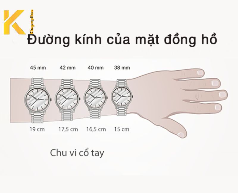 cách đeo đồng hồ nam