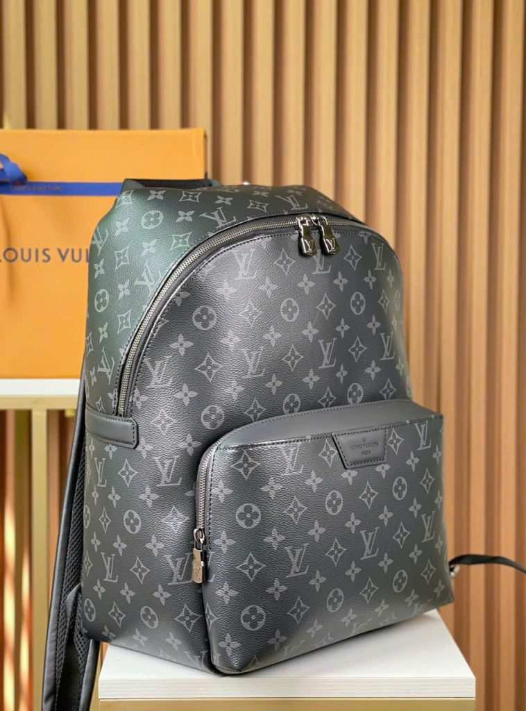 Balo Louis Vuitton Like Auth Màu Xám Họa Tiết Monogram 30cm (2)