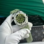 Đồng Hồ Audemars Piguet Rep Cao Cấp Royal Oak Offshore 15720ST Màu Xanh Lá Cây Xưởng APS 42mm (2)
