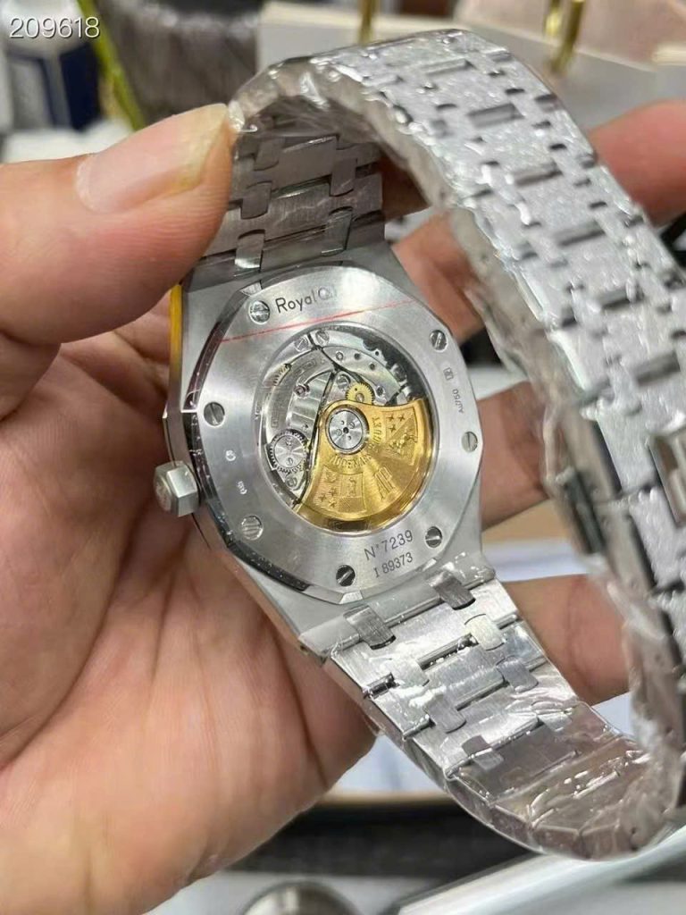 Đồng Hồ Audemars Piguet Replica 11 Royal Oak Frosted Gold 15410 Mặt Trắng Nhà Máy APS 41mm (2)