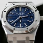 Đồng Hồ Audemars Piguet Replica 11 Royal Oak Jumbo Extra-thin 15202 Mặt Xanh Blue Xưởng ZF 39mm (2)