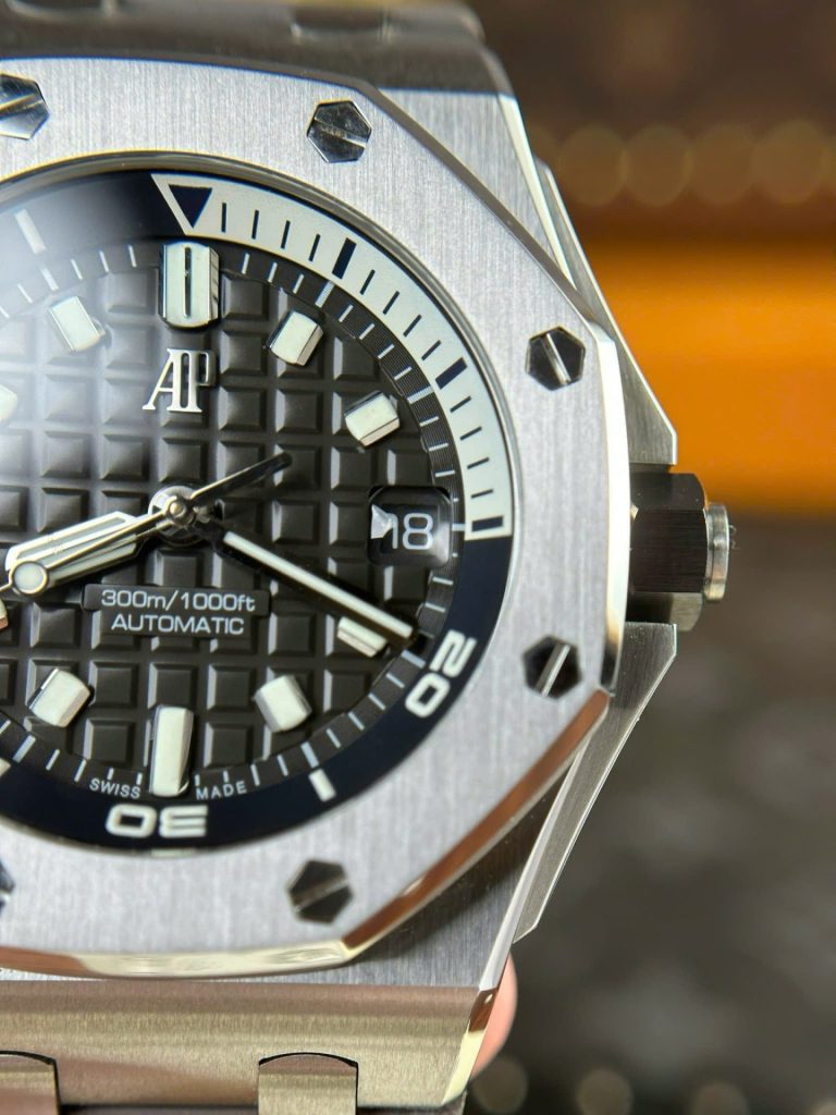 Đồng Hồ Audemars Piguet Replica 11 Royal Oak Offshore 15720 Màu Xám Dây Cao Su Nhà Máy APS 42mm (2)