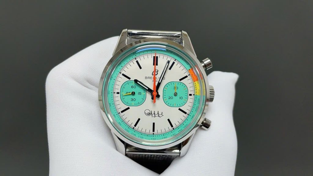 Đồng Hồ Breitling Top Time B01 Fausto Coppi AB01768A1A1X1 Replica Cao Cấp 41mm (1)