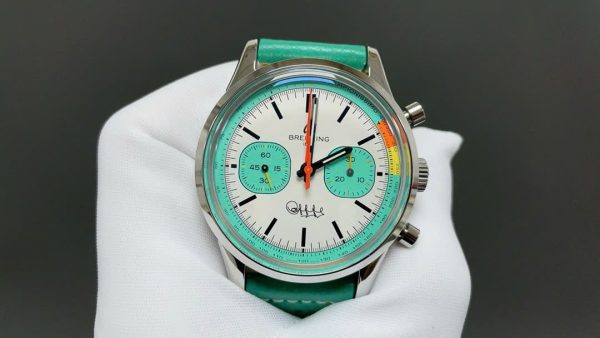 Đồng Hồ Breitling Top Time B01 Fausto Coppi AB01768A1A1X1 Replica Cao Cấp 41mm (1)