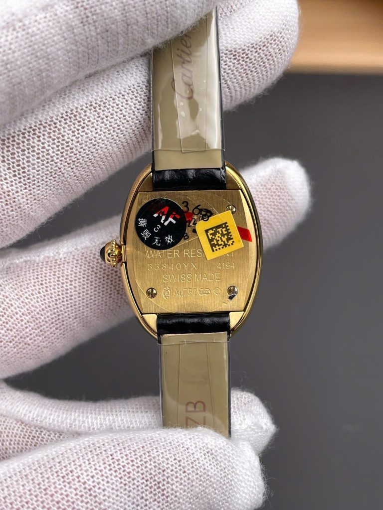 Đồng Hồ Cartier Baignoire WGBA0017 Replica Cao Cấp Nữ Dây Da AF Factory 24,6x18,7mm (1)