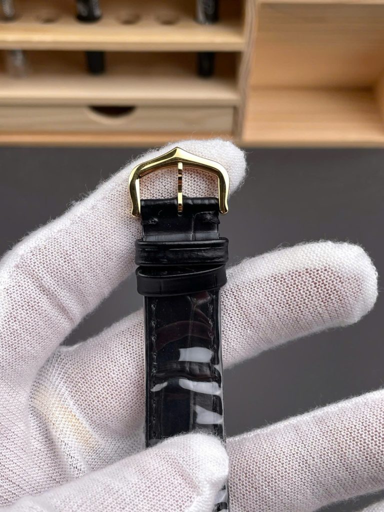 Đồng Hồ Cartier Santos-Dumont WGSA0077 Replica 11 Màu Đen Máy Pin Xưởng AF 43,5x31,4mm (1)
