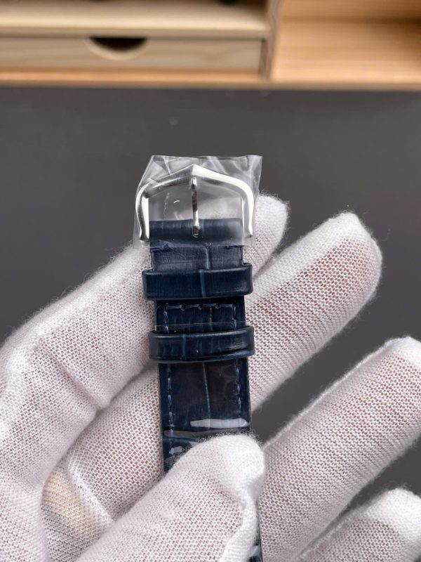 Đồng Hồ Cartier Santos Dumont WSSA0022 Rep 11 Nam Dây Da Màu Xanh Dương AF Factory 43,5mm (1)