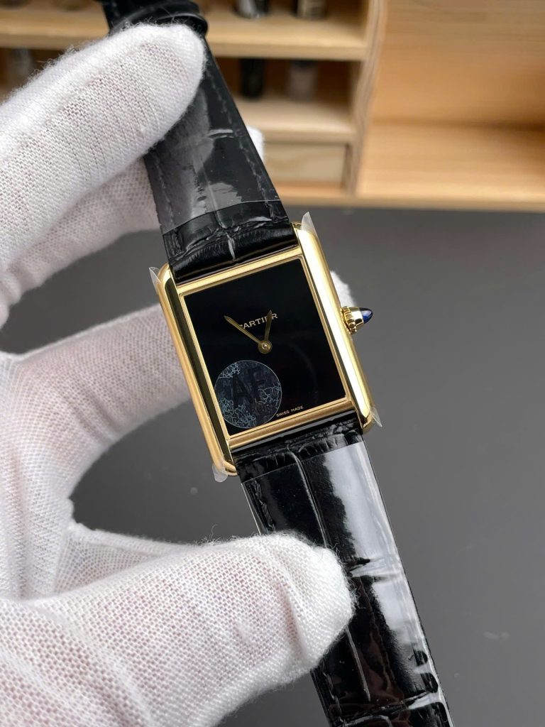 Đồng Hồ Cartier Tank Louis WGTA0091 Replica 11 Máy Pin Xưởng AF Nữ 33,7x25,5mm (1)