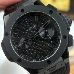 Đồng Hồ Hublot Big Bang 20th Anniversary Ceramic All Black Chronograph Chế Tác Xưởng BBA 43mm (2)