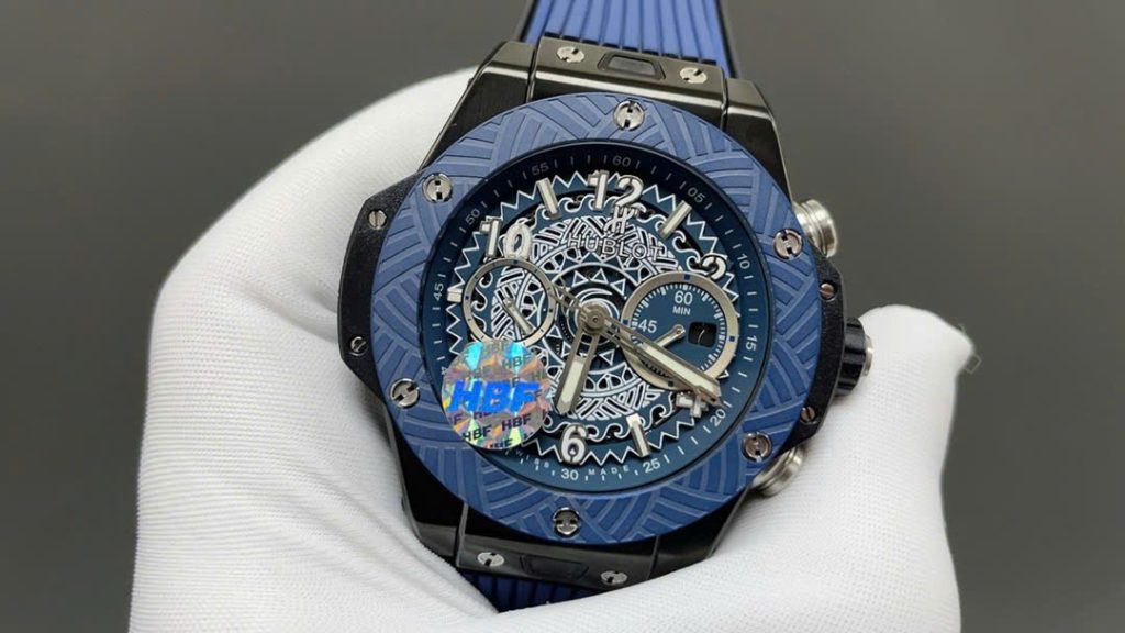 Đồng Hồ Hublot Big Bang Unico 'O Ka Mua Chronograph Replica Cao Cấp Xưởng HB 45mm (1)