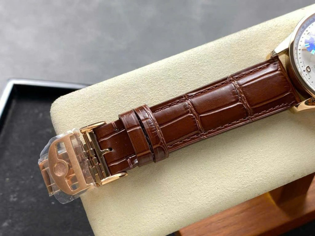 Đồng Hồ IWC Schaffhausen IW371611 Replica 11 Mặt Trắng Dây Da Nhà Máy AZ 41mm (2)