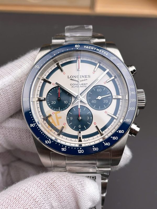 Đồng Hồ Longines Conquest Chronograph Replica Cao Cấp Xưởng AF 42mm (4)