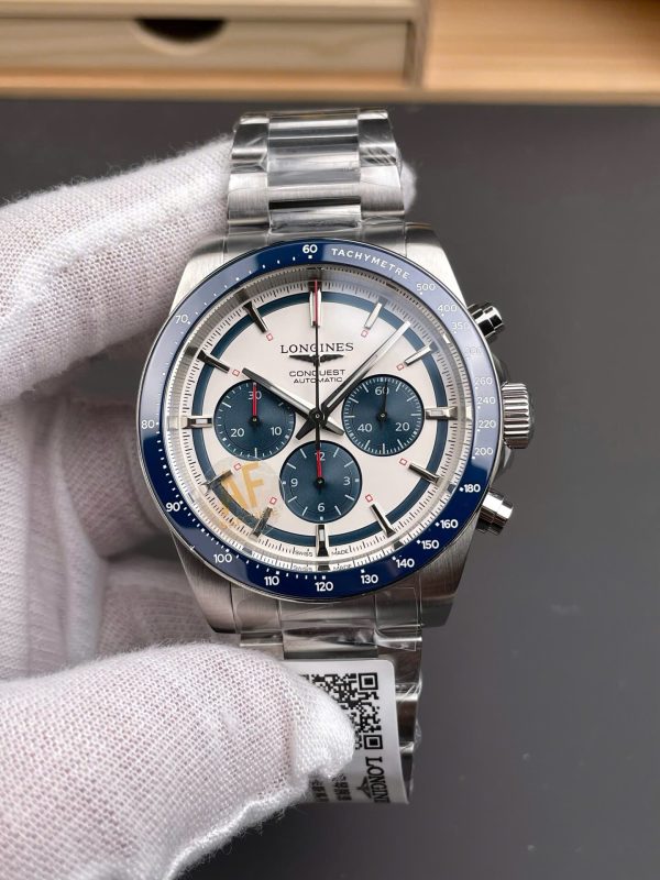 Đồng Hồ Longines Conquest Chronograph Replica Cao Cấp Xưởng AF 42mm (4)