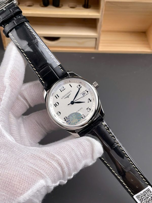 Đồng Hồ Longines Master Replica 11 Máy Cơ Thuỵ Sỹ Nam Dây Da Đen Xưởng AF 40mm (8)