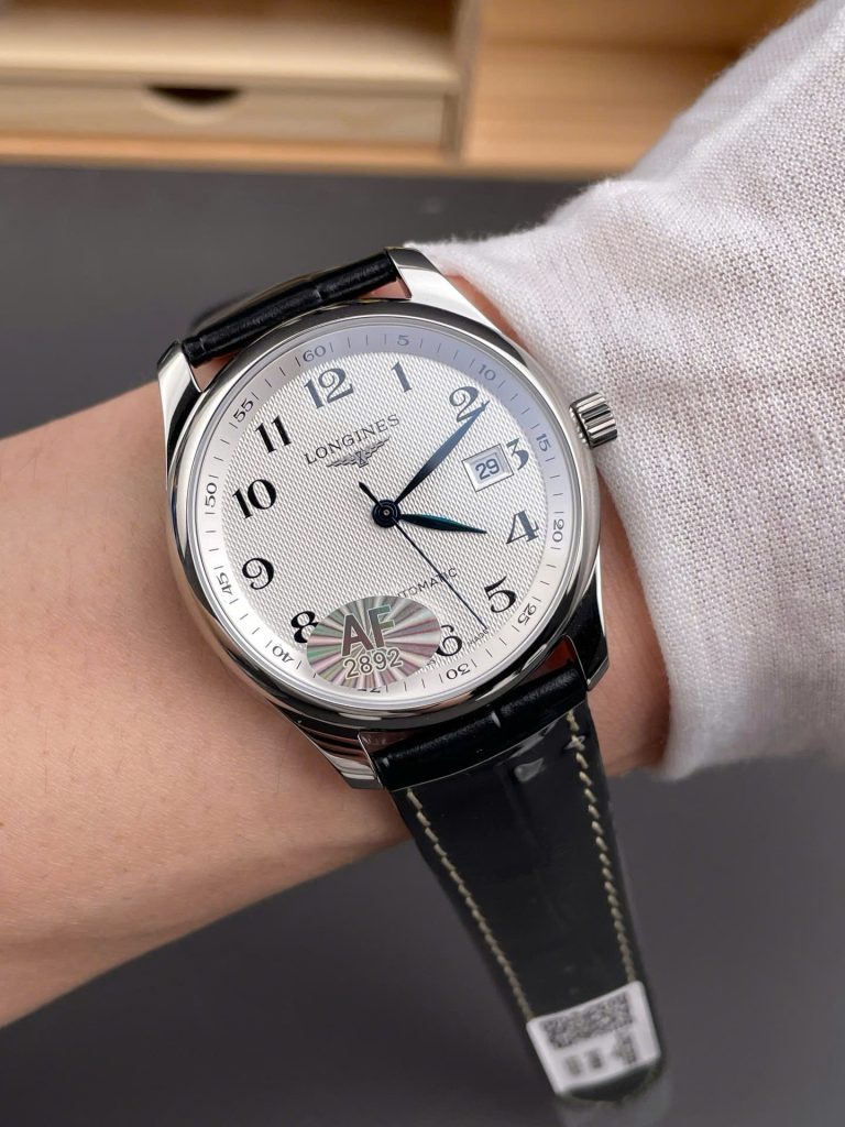 Đồng Hồ Longines Master Replica 11 Máy Cơ Thuỵ Sỹ Nam Dây Da Đen Xưởng AF 40mm (8)