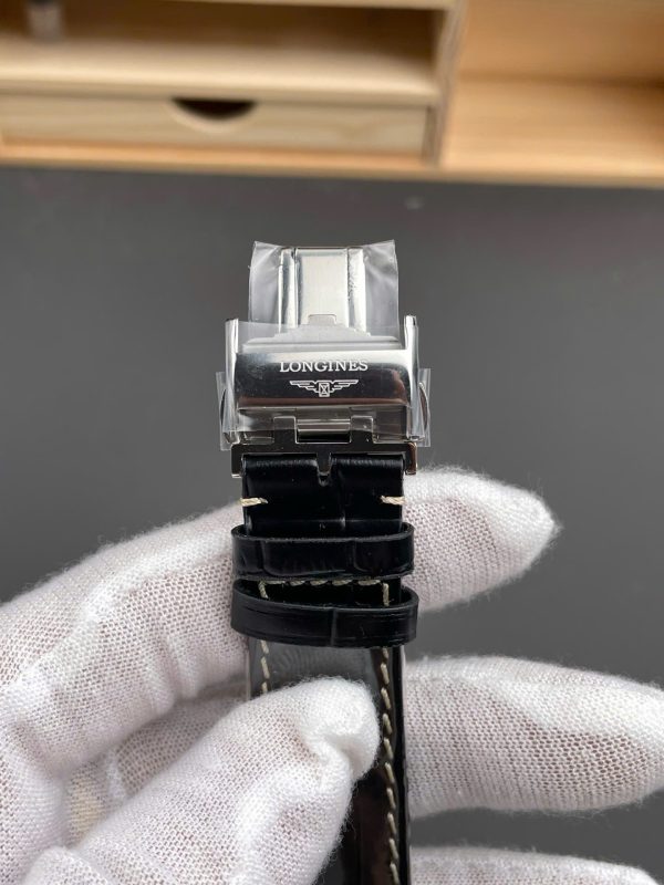 Đồng Hồ Longines Master Replica 11 Máy Cơ Thuỵ Sỹ Nam Dây Da Đen Xưởng AF 40mm (8)
