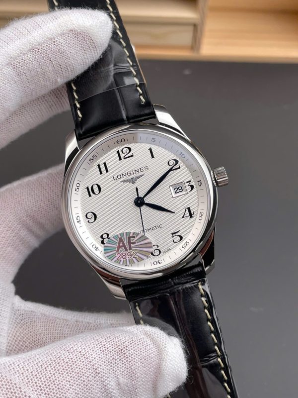 Đồng Hồ Longines Master Replica 11 Máy Cơ Thuỵ Sỹ Nam Dây Da Đen Xưởng AF 40mm (8)