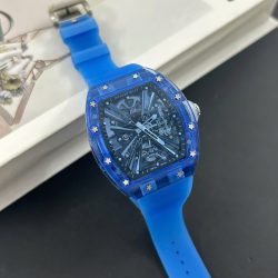 Đồng Hồ Nam Richard Mille Chế Tác RM12-01 Tourbillon Vỏ Sapphire Xanh 44mm (2)