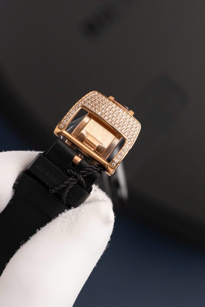 Đồng Hồ Nữ Richard Mille RM07-01 Chế Tác Mạ Vàng Hồng Máy Cơ Tự Động Xưởng ZF 36mm (2)