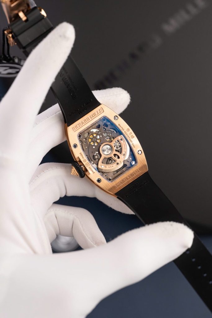 Đồng Hồ Nữ Richard Mille RM07-01 Chế Tác Mạ Vàng Hồng Máy Cơ Tự Động Xưởng ZF 36mm (2)