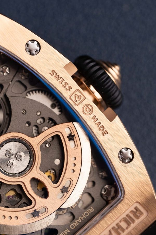 Đồng Hồ Nữ Richard Mille RM07-01 Chế Tác Mạ Vàng Hồng Máy Cơ Tự Động Xưởng ZF 36mm (2)