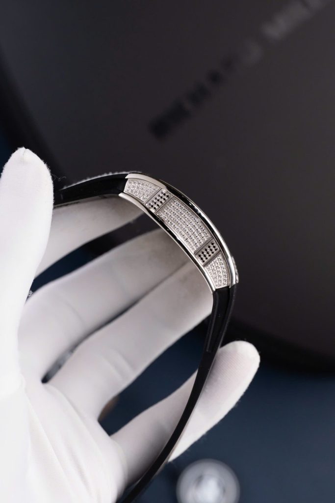 Đồng Hồ Nữ Richard Mille RM07-01 Replica 11 Đính Đá Dây Cao Su Xưởng ZF 36mm (2)
