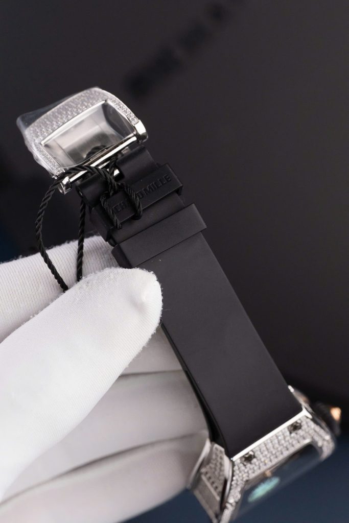 Đồng Hồ Nữ Richard Mille RM07-01 Replica 11 Đính Đá Dây Cao Su Xưởng ZF 36mm (2)